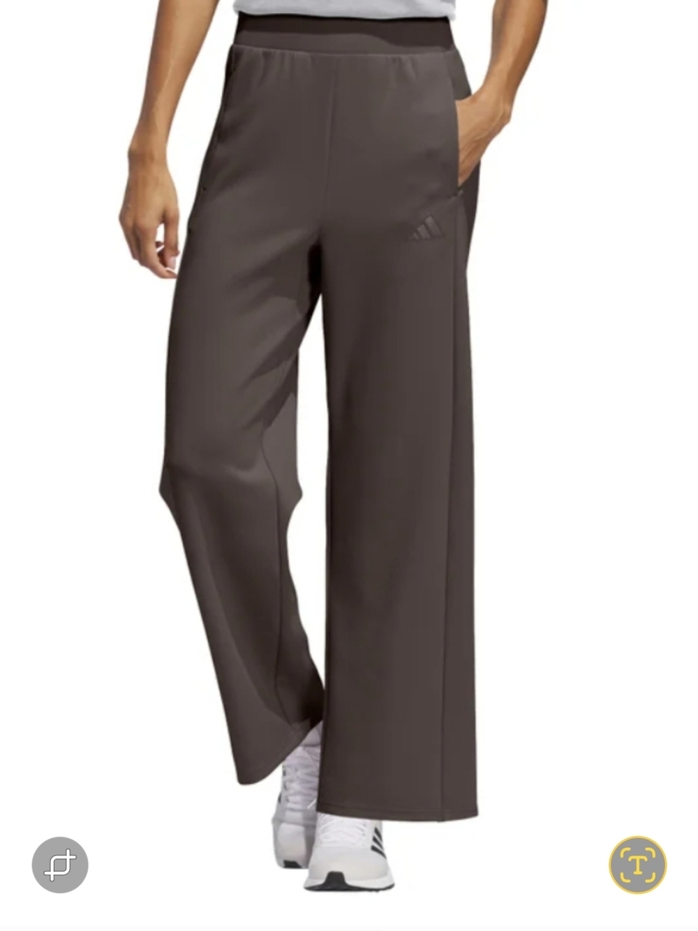 adidas Black Cropped Women's Pants / Jumpsuit